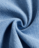 Kit 2 Calças Jeans de Cintura Alta Cruzada