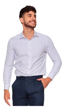 (COMPRE 1 LEVE 2) Camisa Social Masculina Slim Com Elastano Premium