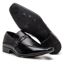 Sapato Social Vanguarda Preto com Fivela - 4603