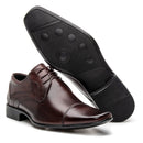 Sapato Social com Cadarço Vanguarda Tabaco - 4604